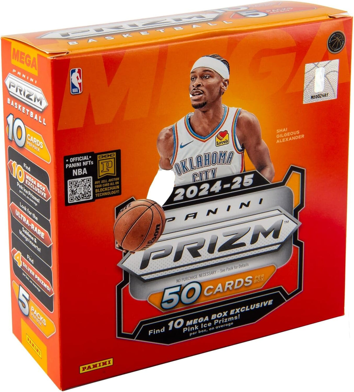 2024/25 Panini Prizm Basketball Mega Box (Pink Ice Prizms!)