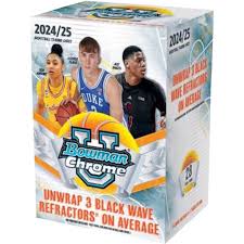 2024/25 Bowman University Chrome Basketball 7-Pack Blaster Box